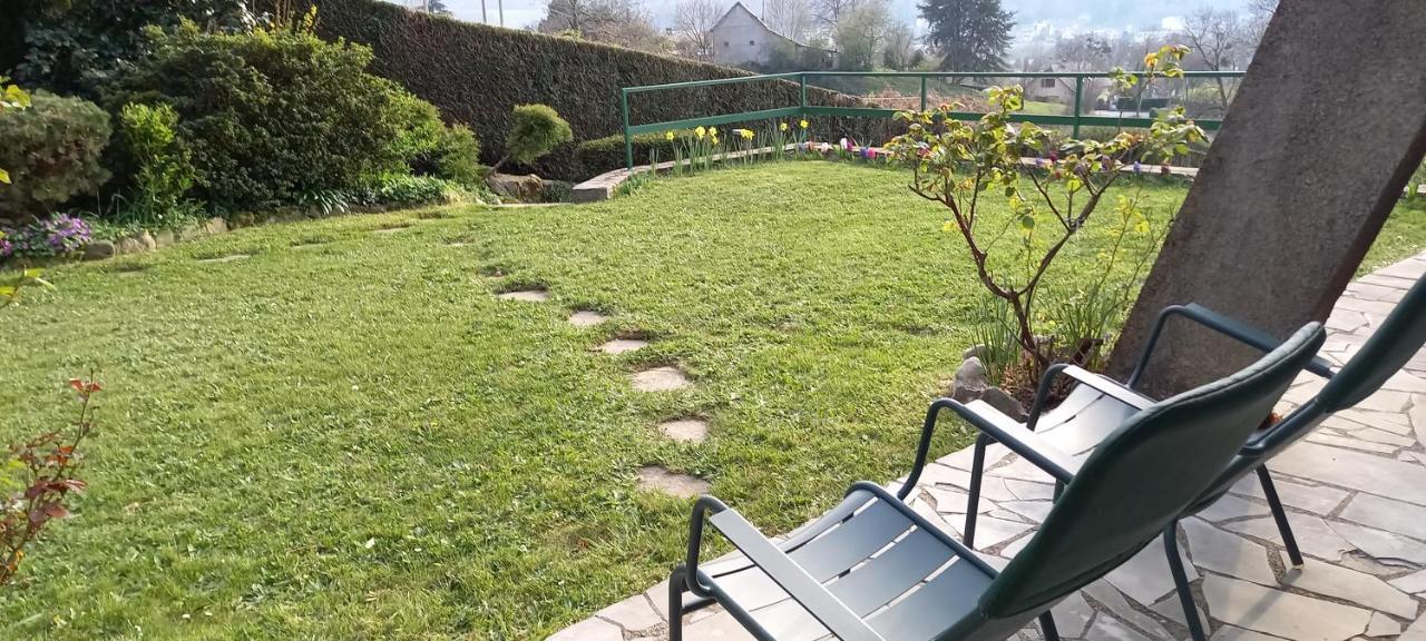 Terrasse, Jardin,, Appartement 80M², Vue Montagne, Wifi, Bureau Bagnères-de-Bigorre Eksteriør bilde