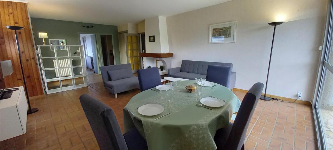 Terrasse, Jardin,, Appartement 80M², Vue Montagne, Wifi, Bureau Bagnères-de-Bigorre Eksteriør bilde
